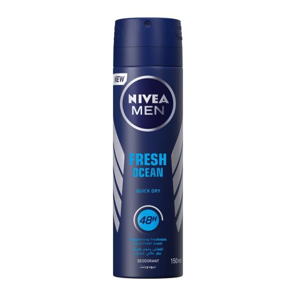 Nivea Men H Fresh Ocean Quick Dry Deodorant Body Spray Ml