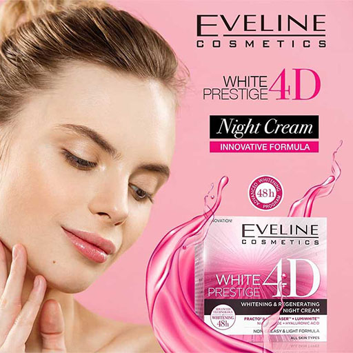 Eveline white prestige 4D benefits of night cream 