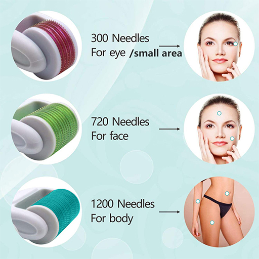 Usage of derma rollers