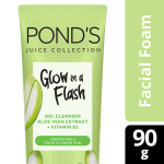 Pond's Juice Collection Glow In A Flash Facial Cleanser, Aloe Vera Extract