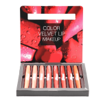 HENG FANG Velvet Lipstick Plus Lipliner Pack Of 8