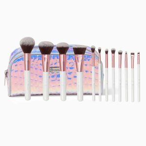 BH Cosmetics Crystal Quartz Brush Set with Pouch