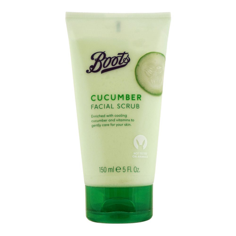 Boots Cucumber Facial Scrub -150ml - Eshaistic