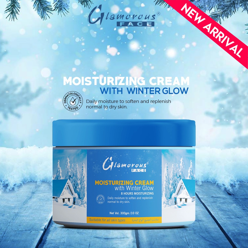 Glamorous Face Moisturizing Cream With Winter Glow 300g Eshaisticpk 9814