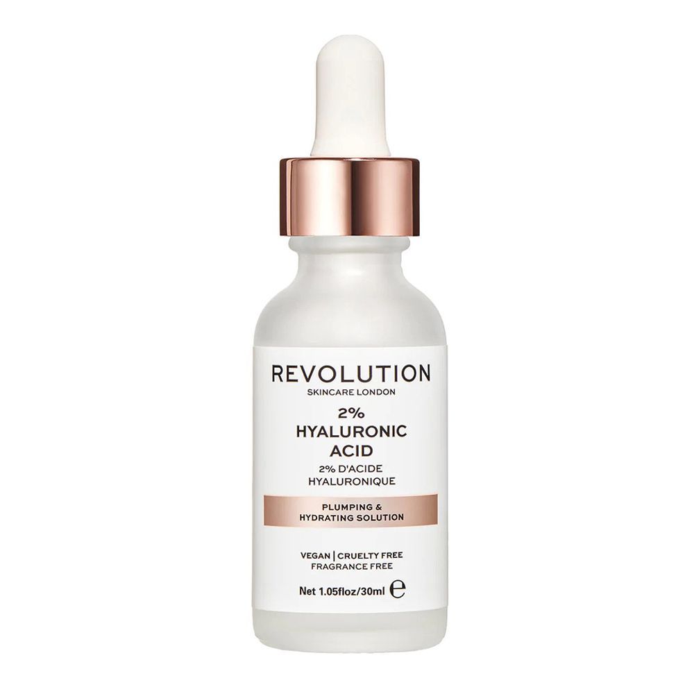 Makeup Revolution Skincare Hyaluronic Acid 2% Serum - 30ml - Eshaistic.pk