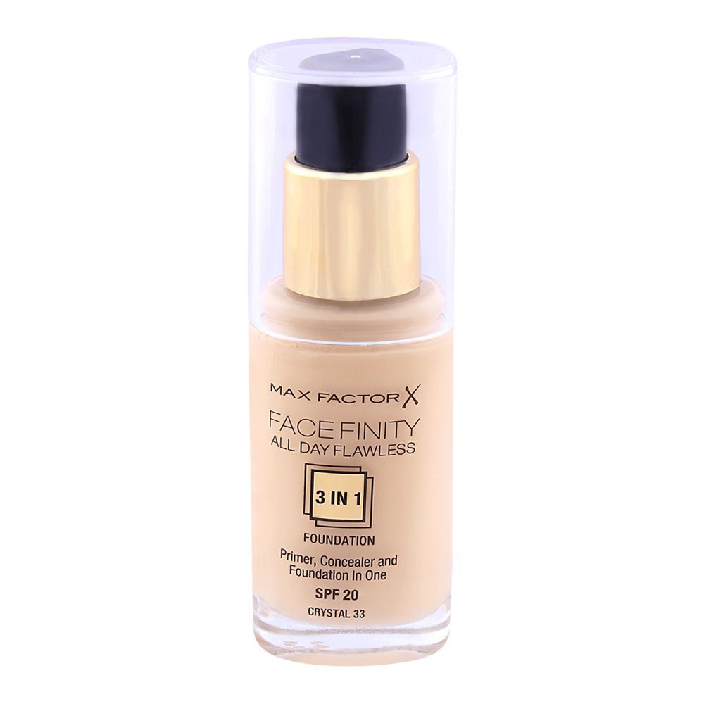 Max Factor Facefinity All Day Flawless 3 In 1 Foundation 33 Crystal Eshaisticpk 