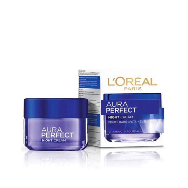 L'Oreal Paris Aura Perfect Night Cream Whitening + Even Tone - 50ml ...